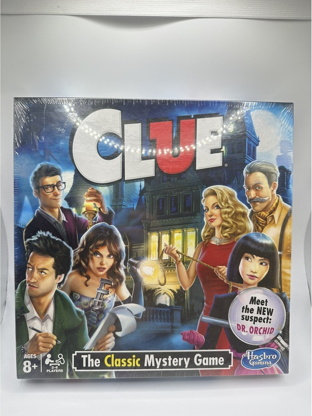 Clue Board Game Sealed New Hasbro Classic Mystery Game Ages 8+ Family Fun - NEW